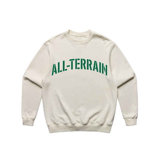 P.C. X TOYO TIRES ALL TERRAIN CREWNECK CREAM