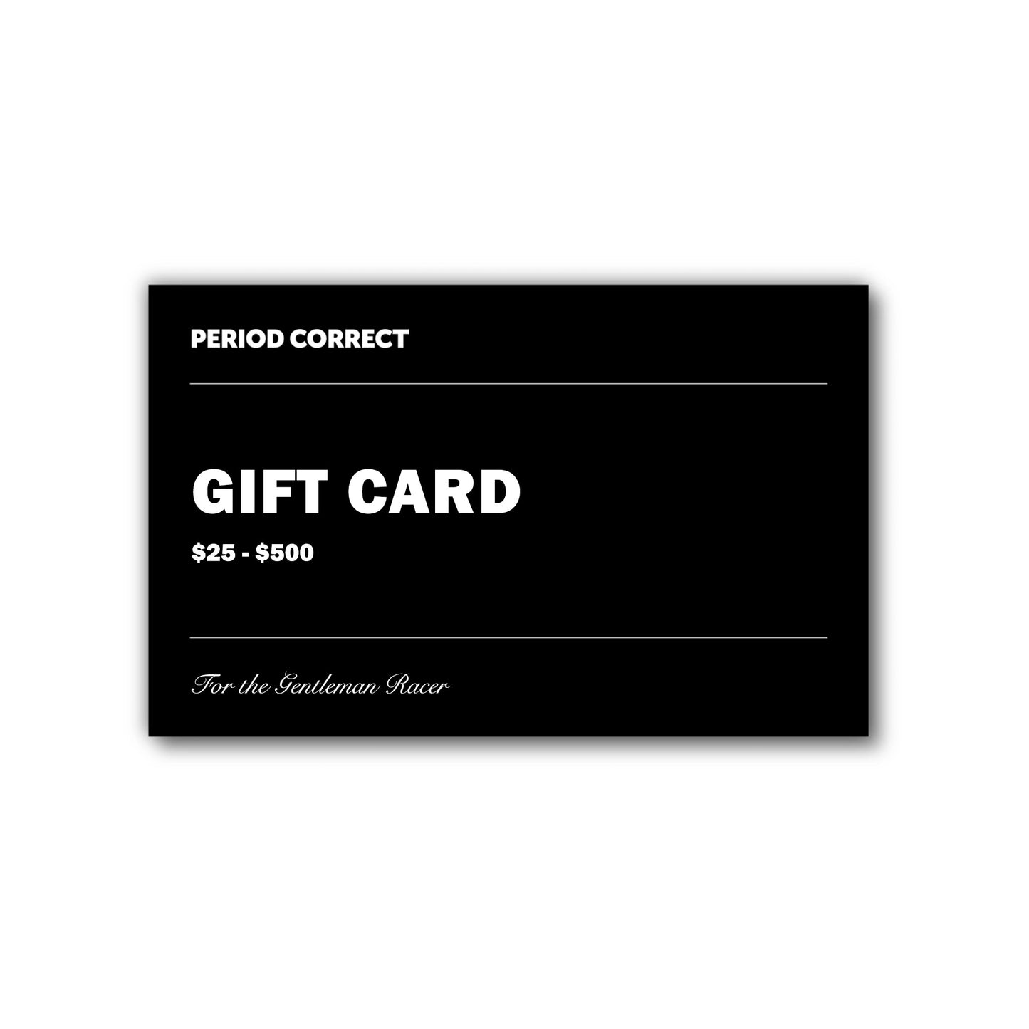 P.C. GIFT CARD