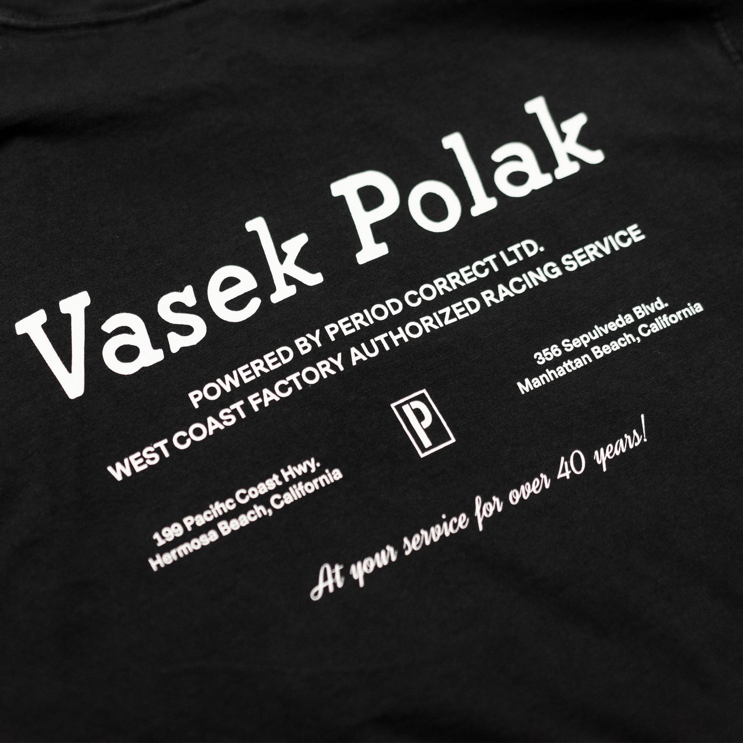 V.S. HELMET T-SHIRT BLACK